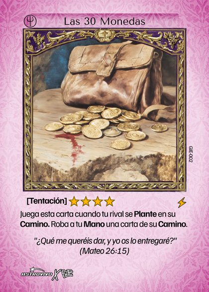 Las 30 Monedas, carta de Duelo de Santos