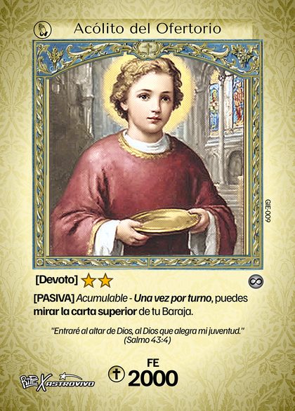 Acólito del Ofertorio