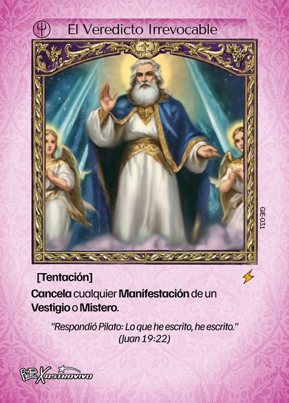 El Veredicto Irrevocable, carta de Duelo de Santos