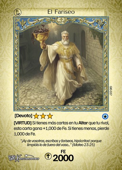 El Fariseo, carta de Duelo de Santos