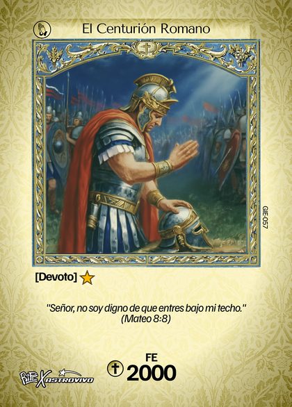 El Centurión Romano, carta de Duelo de Santos