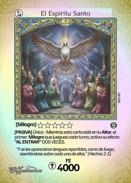 El Espíritu Santo, carta de Duelo de Santos