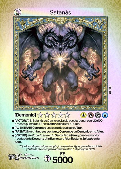 Satanás, carta de Duelo de Santos