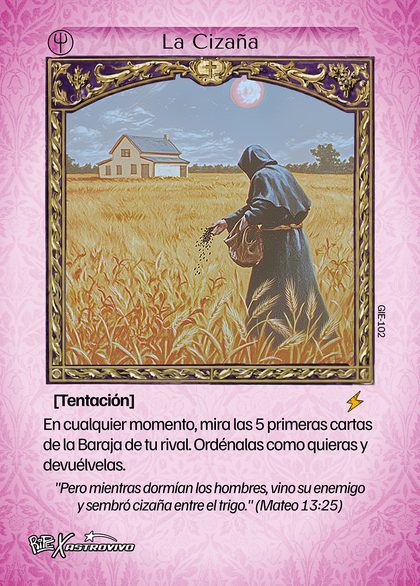 La Cizaña, carta de Duelo de Santos