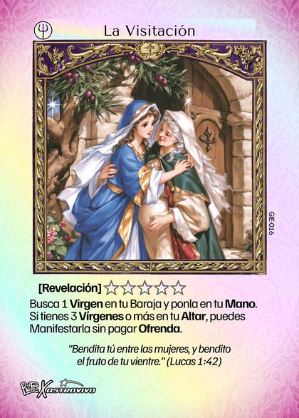 La Visitación, carta de Duelo de Santos