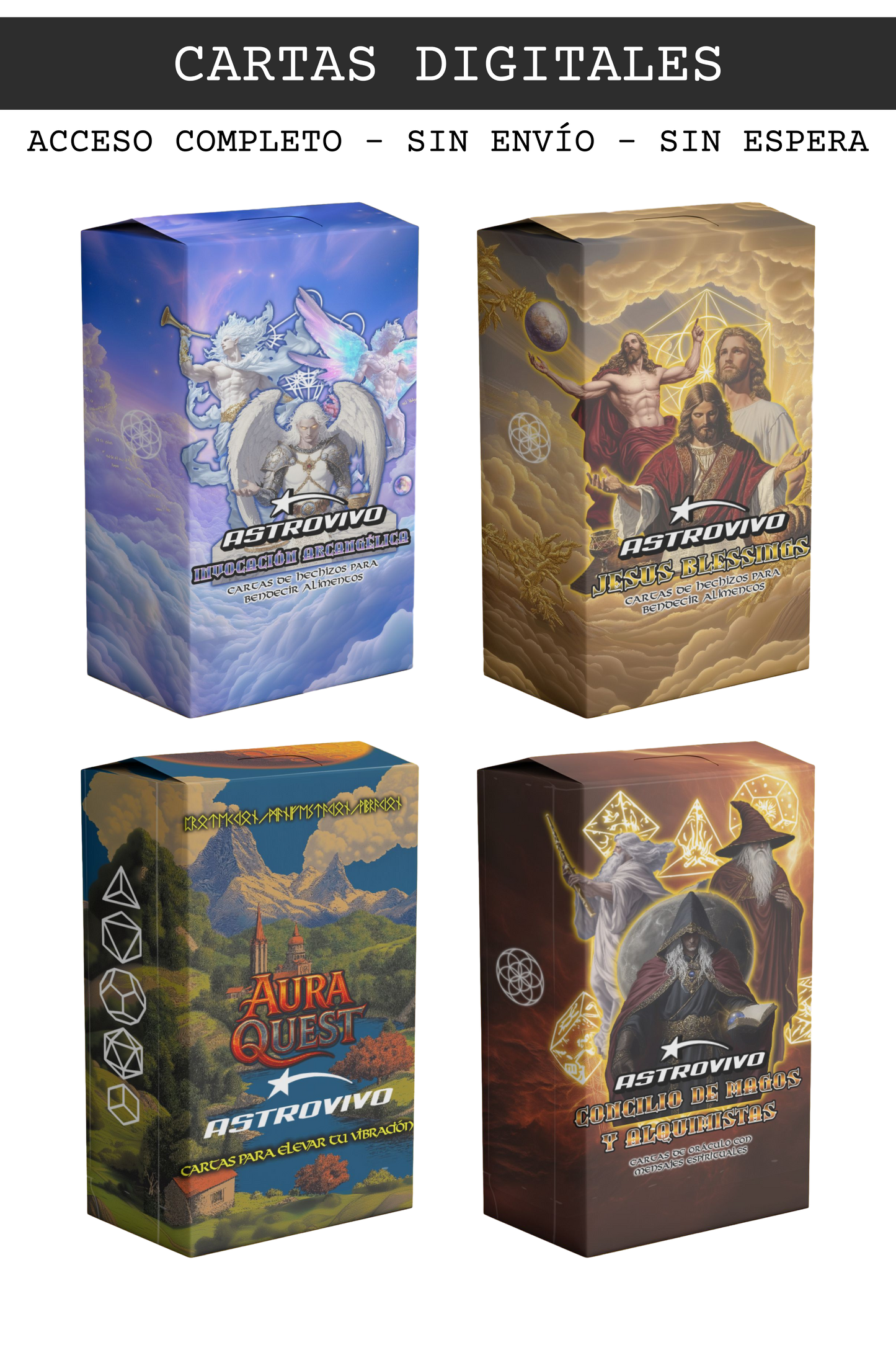 Cartas Digitales – Barajas Espirituales para el Despertar