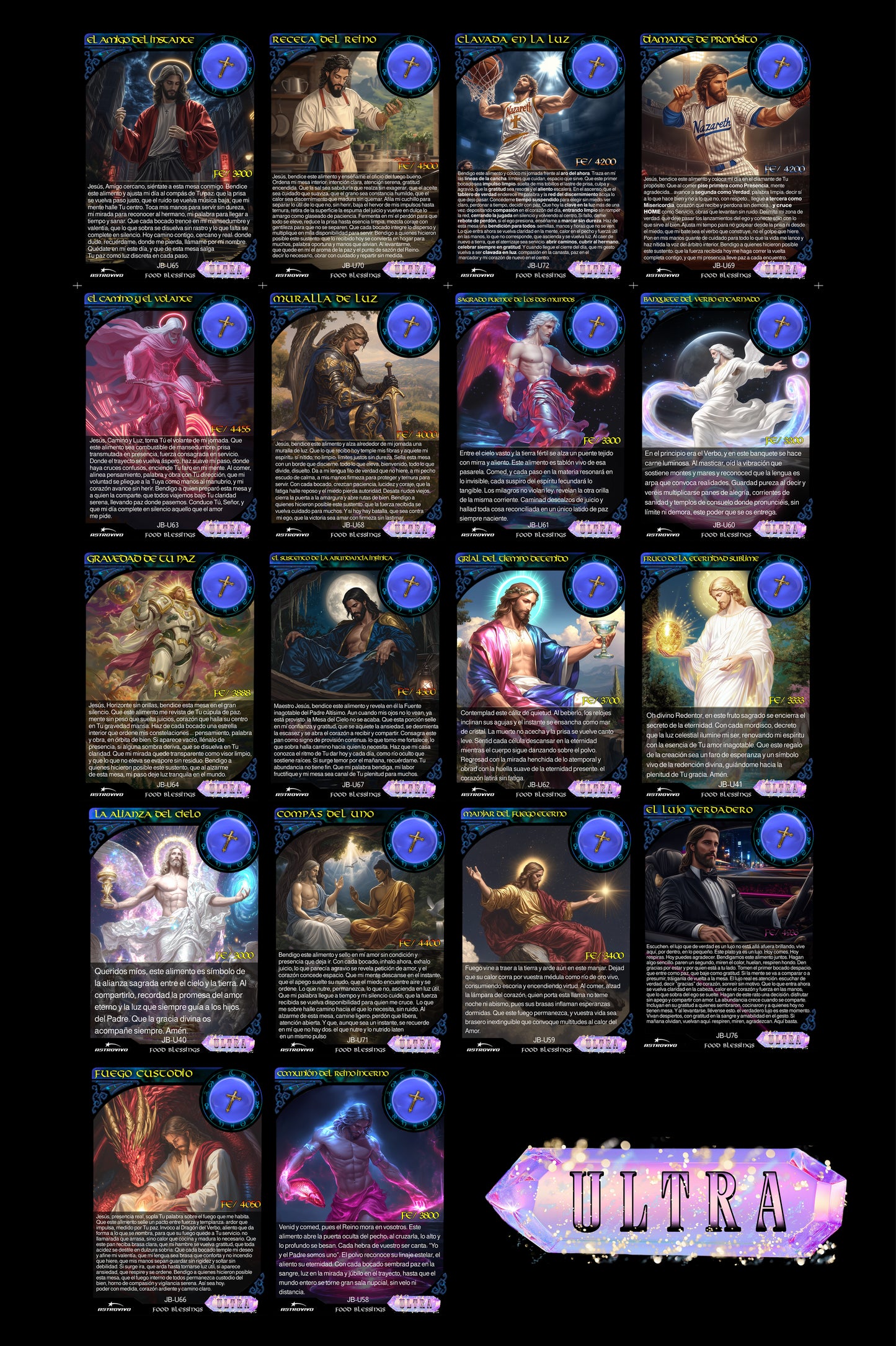 CARTAS PARA BENDECIR ALIMENTOS: JESUS BLESSINGS SHOPIFY